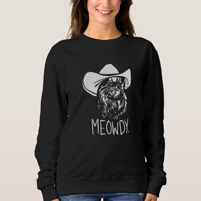 Camiseta Meowdy Texas Cat Meme (Frente)