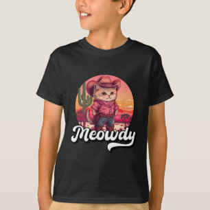 Camiseta Meowdy Texas Cat Meme Country Music Cowgirl Cute C