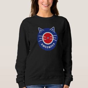 Camiseta Meowica Merica Usa Cat American Flag