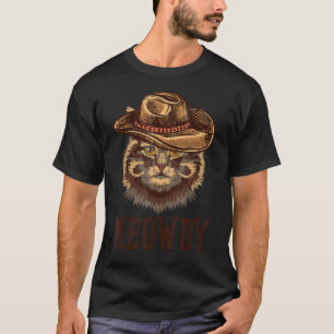Camiseta Meowny Funny Cat Country Music Meow Howdy