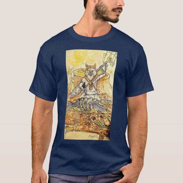 Camiseta Meowscular monster hunter tshirt (Frente)