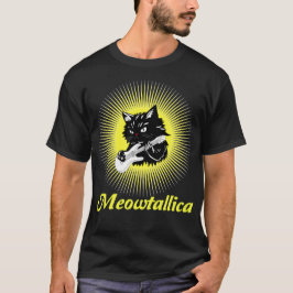 Camiseta Meowtallica Graphic: Rock Star Vibes