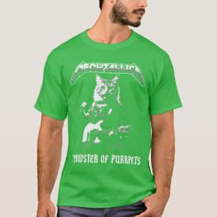 Camiseta Meowtallica Meowster De Purrpets Música Rock Diver