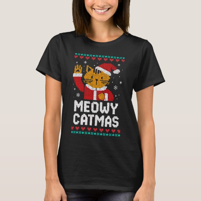 Camiseta Meowy Catmas (Frente)