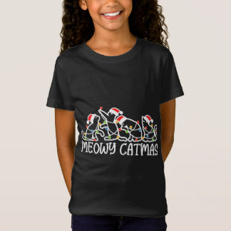 Camiseta Meowy Catmas, Cat Lover Natal