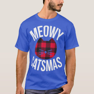 Camiseta Meowy Catsmas Feliz Búfalo de Natal