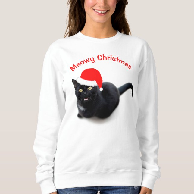 Camiseta Meowy Christmas (Frente)