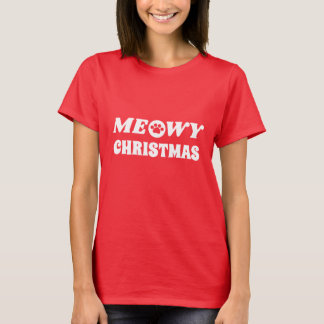 Camiseta Meowy Christmas