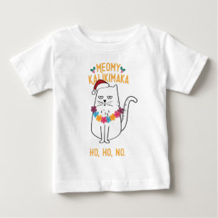 Camiseta Meowy Kalikimaka - Feliz Natal para Gatos