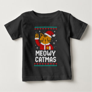 Camiseta Meowy Natal Felino