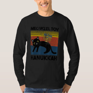 Camiseta Meowzel Tov Chanukah Cute Judeu Proprietário Ugly