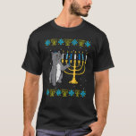 Camiseta Meowzel Tov Jewish Cat Ugly Hanukkah Sweater Chan<br><div class="desc">Meowzel Tov Jewish Cat Ugly Hanukkah Sweater Chanukah.</div>
