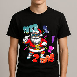 Camiseta Mer rizz mas - Christmas Rizz funny Santa 