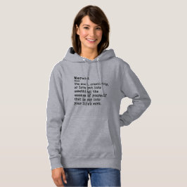 Camiseta Meraki: Hoodie de cor clara