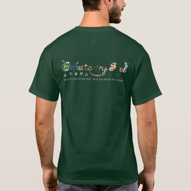 Camiseta Meraki: Pescoço Básico da Tripulação (Verso)