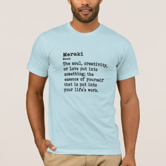Camiseta Meraki: Pescoço de Tripulação Equipado