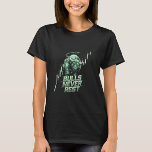 Camiseta Mercado Altista Comprador de Longo Prazo Touros Nu