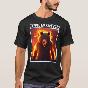 Camiseta Mercado Crypto 2023 Bear Mercado Bolsa