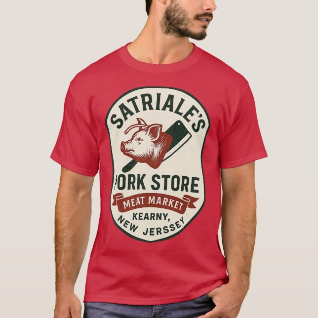 Camiseta Mercado da carne de Satriale (2) (Frente)