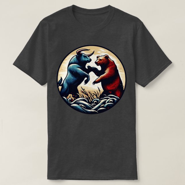 Camiseta Mercado de ações (Frente do Design)