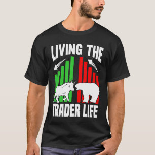 Camiseta Mercado de ações Capitais Dia Transações Comerciai