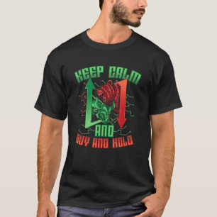 Camiseta Mercado De Ações De comprar E De Retenção, Bull Vs