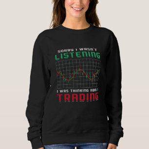 Camiseta Mercado de ações Desculpe por não estar ouvindo