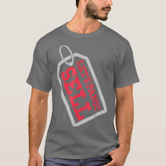 Camiseta Mercado de ações do comerciante em dia de venda de