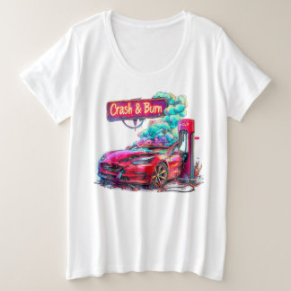 Camiseta Mercado de ações: queda e queima, musk de elon EV,