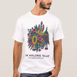 CAMISETA MERCADO DE FLORES DE BANGUECOQUE