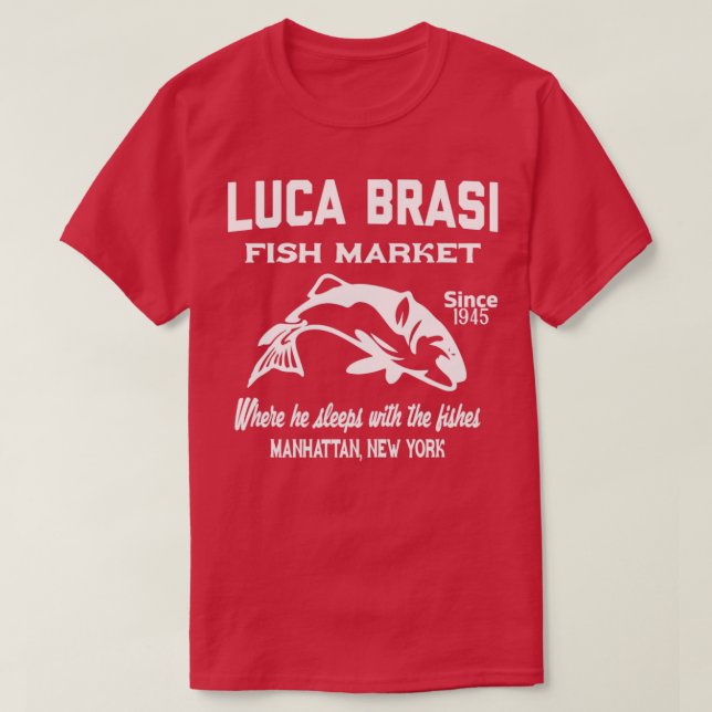 Camiseta Mercado dos peixes Luca brasi (Frente do Design)