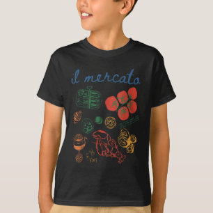 Camiseta Mercado Italiano Sardinhas Peixe Entinado Tomate G