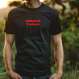 Camiseta Mercadoria anti-Trump protesto vermelho