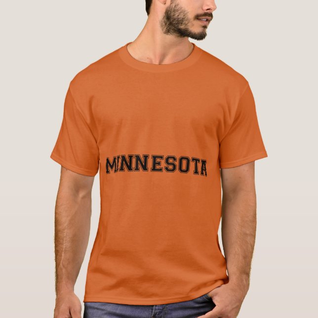 Camiseta mercadoria estatal MINNESOTA (Frente)