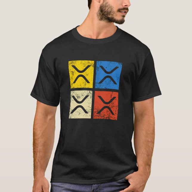 Camiseta Mercadorias de Criptomoeda XRP (Frente)