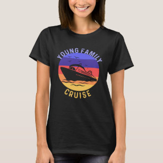 Camiseta Mercadorias de Encontro de Cruzeiro de Família Jov