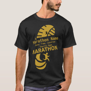 Camiseta Mercadorias promocionais do evento de maratona ben