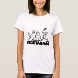 Camiseta Mercadorias vegetais