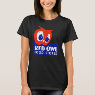 Camiseta Mercearia Vintage Red Owl Loja de Mercearia Extint