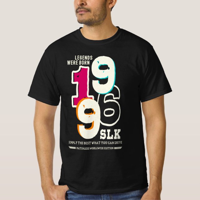 Camiseta Mercedes SLK - Legends were born in 1996 (Frente)