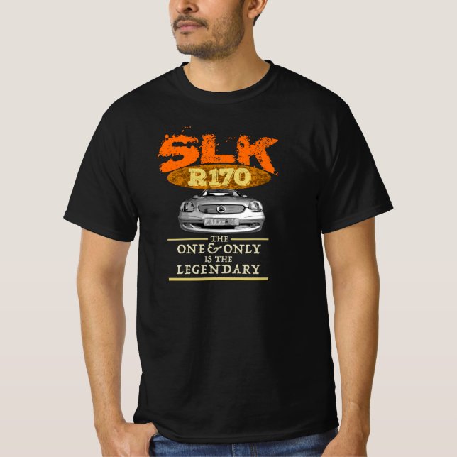 Camiseta Mercedes SLK R170- The one & only is the legendary (Frente)