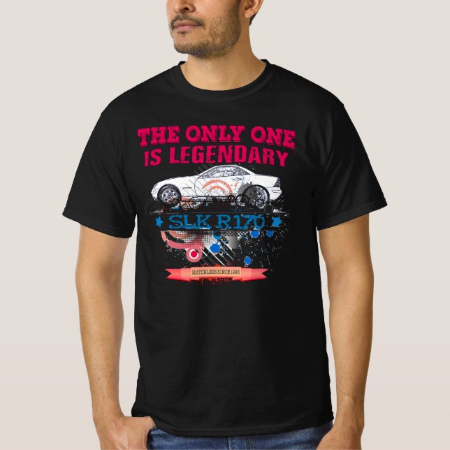 Camiseta Mercedes SLK R 170 - The only one is Legendary (Frente)