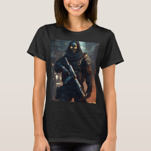 Camiseta mercenário negro