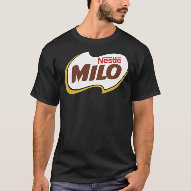 Camiseta Merchandise Oficial do Milo Chocolate Clássico T-S (Frente)