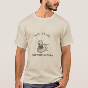 Camiseta Merchant Marine "Seas The Day"