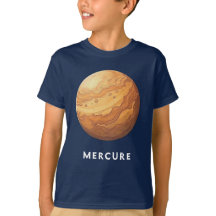 Mercure / Mercúrio - Camisa-T Planeta Clássica