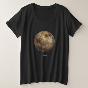 Camiseta Mercúrio: Planeta de Aquarela