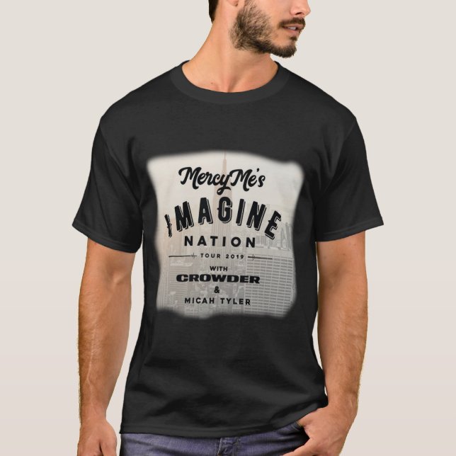 CAMISETA MERCYME COM PARTE DIANTEIRA DA EXCURSÃO 2019 DE (Frente)