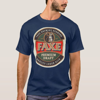 Camiseta merenda de cerveja premium faxe