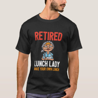 Camiseta Merendeira Aposentada Merendeira Escolar Cozinheir